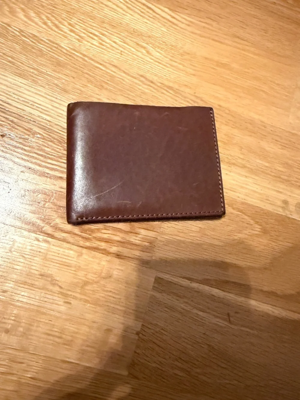 J.Crew brown leather wallet